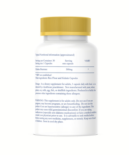 Choline Bitartrate (30 Capsules)