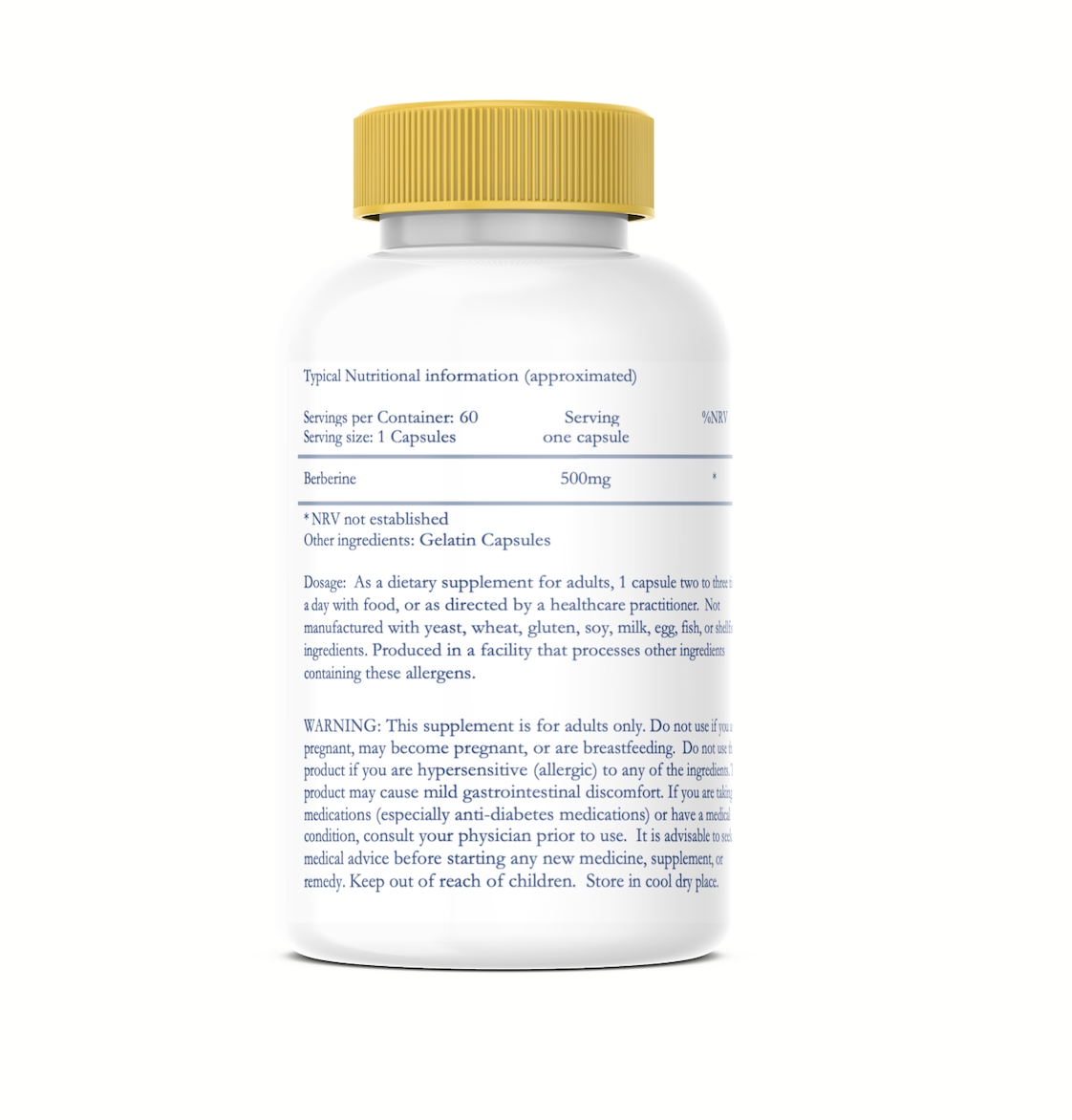 Berberine 60 Capsules