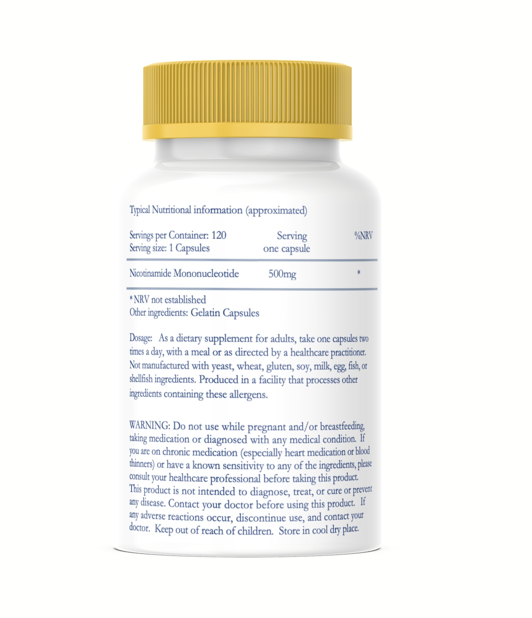 Nicotinamide Mononucleotide (NMN) 120 Capsules