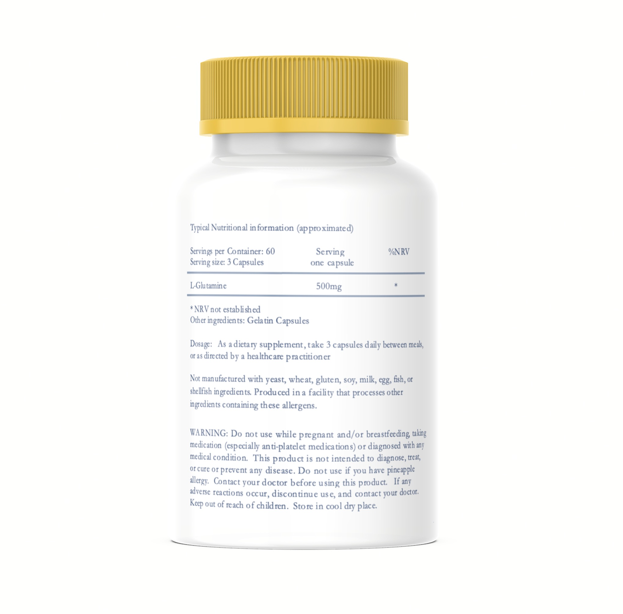 L-Glutamine 60 Capsules