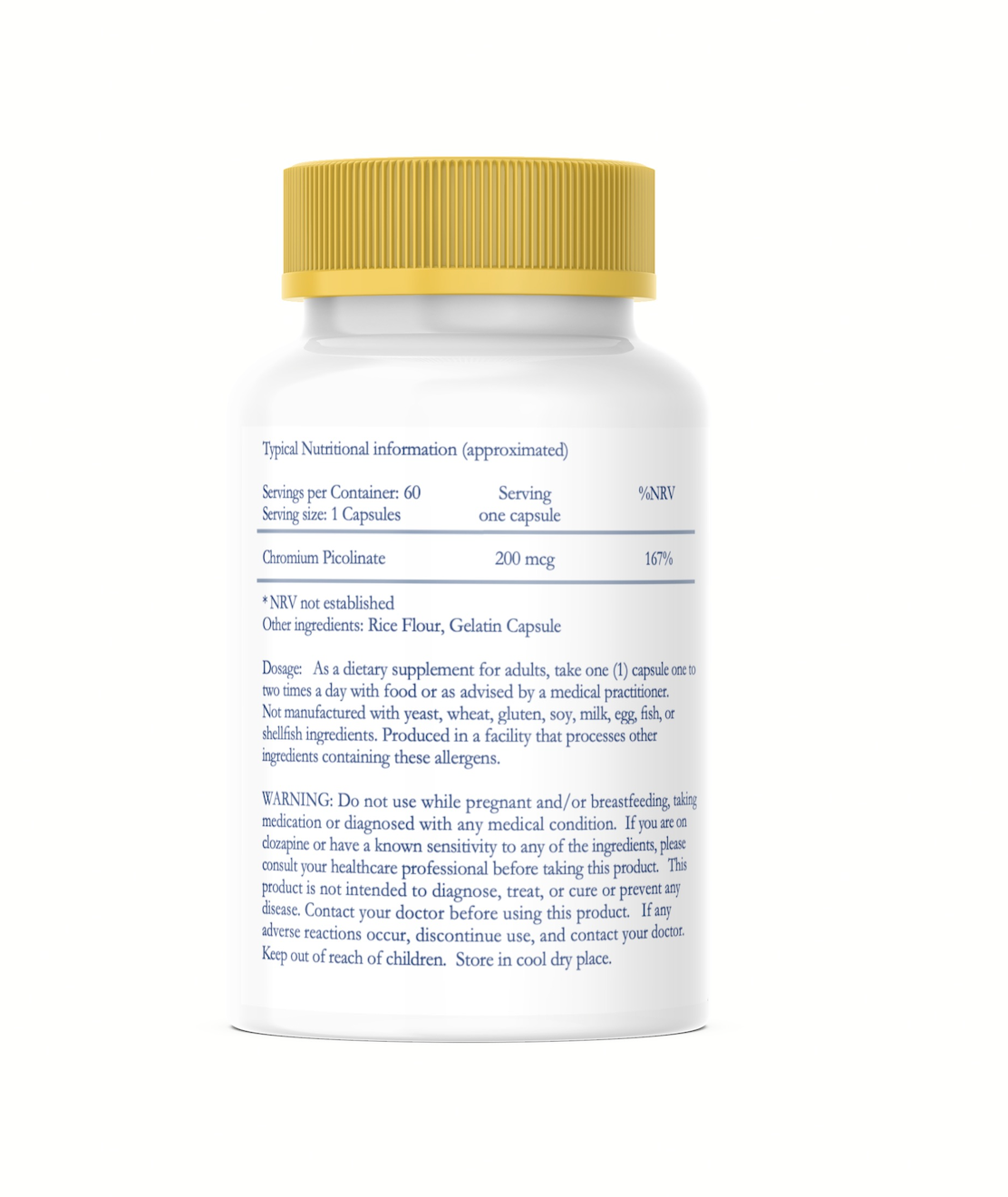 Chromium Picolinate 60 Capsules